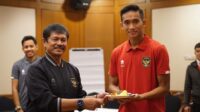 Tim U-22 mengadakan syukuran jelang mengikuti SEA Games 2023 di Kamboja. Kegiatan berlangsung di Hotel Sultan, Jumat (7/4)